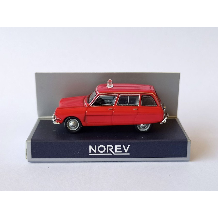 Norev 1:43 - Citroën Ami 6 Break Rouge - Série C N°2 - Boîte Incluse - Occasion