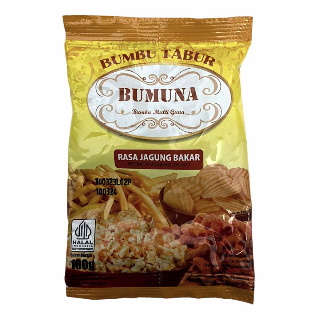 Jual Bumbu Tabur Bumuna Kemasan Plastik All Varian 100gram Bumbu