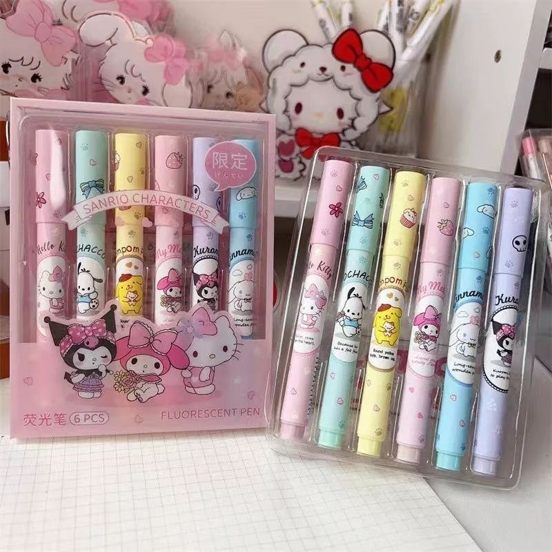 Jual Pcs Set Stabilo Highlighter Sanrio Kuromi Cinnamoroll My Melody