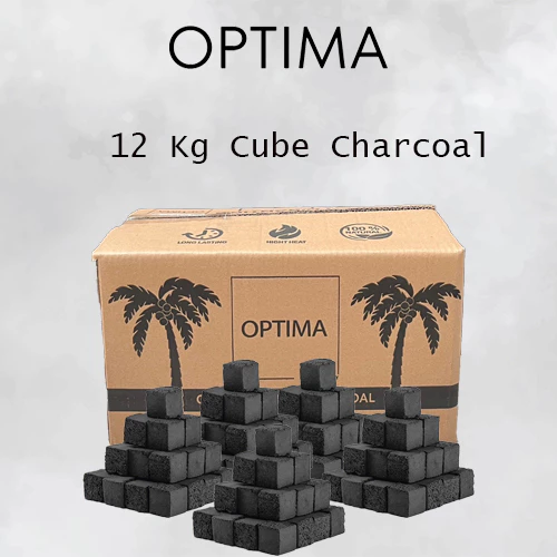 Optima Arang Briket Cube Batok Kelapa 12 Kg Kualitas Export - foto 1