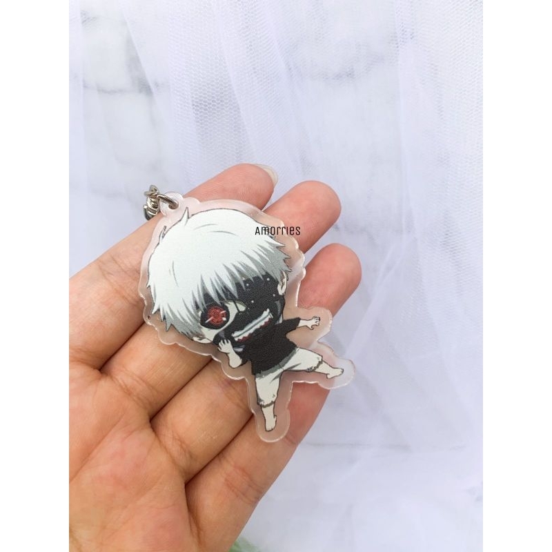 Jual Gantungan Kunci Tokyo Ghoul Kaneki Ken/ Keychain Anime Tokyo