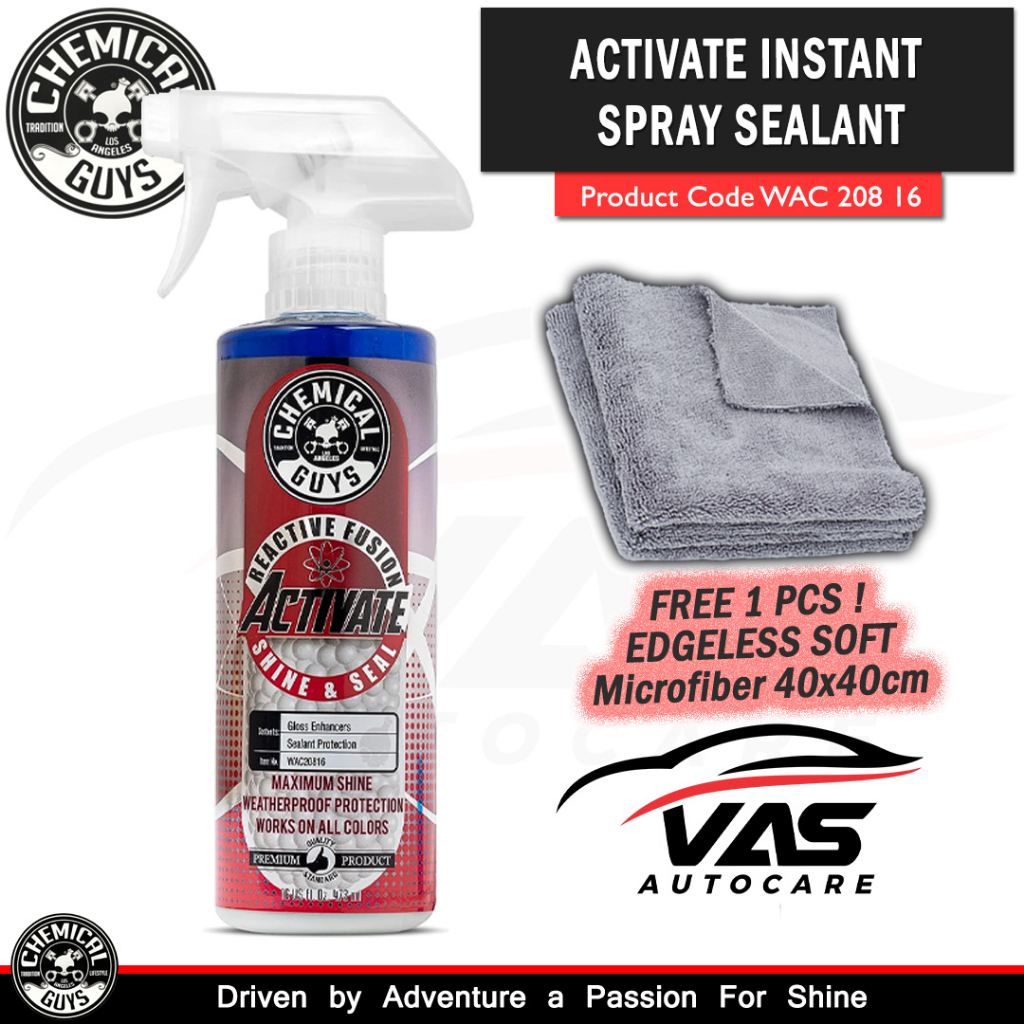 Chemical Guys Activate Shine and Seal Spray Sealant (16oz)
