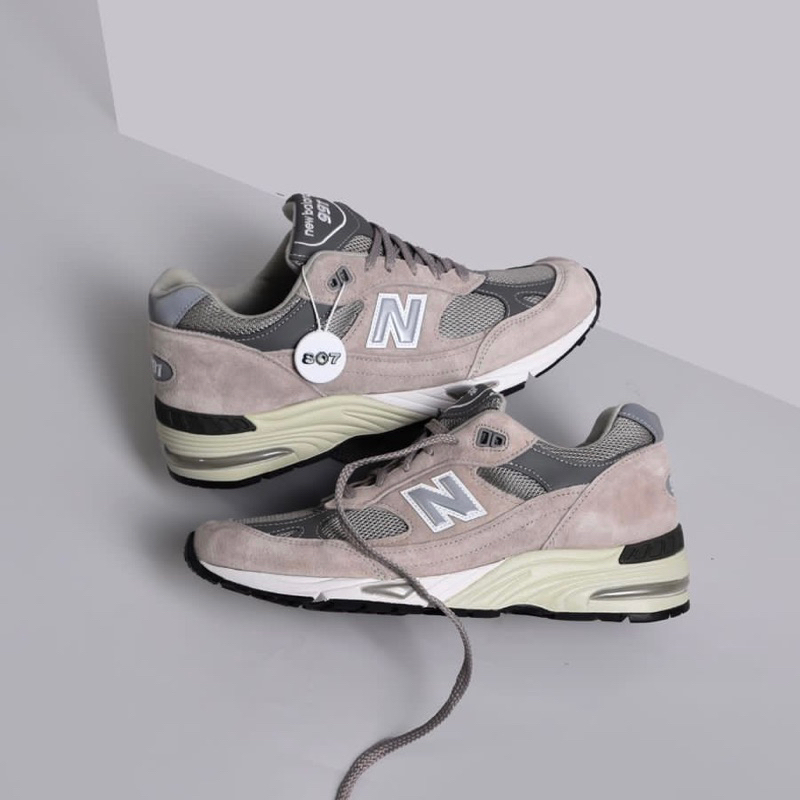 Jual New Balance 991 Kith Grey White Shopee Indonesia