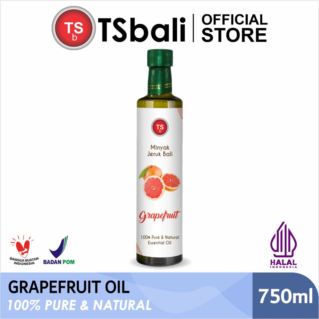 Jual Grapefruit Oil Minyak Jeruk TSBali 100 Murni & Alami 750ml