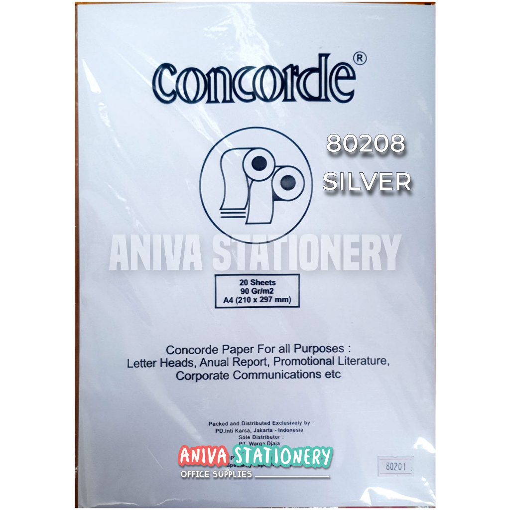 Jual Kertas Concorde A4 90gr Paper Warna Konkord Ijazah Piagam