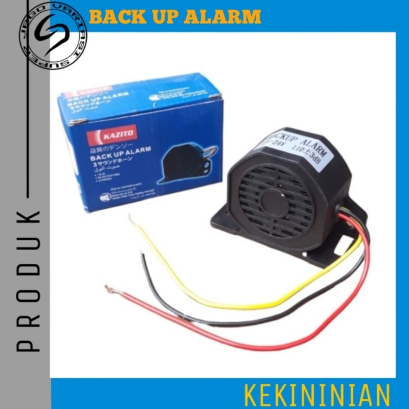 Jual Klakson Alarm Mundur 2 Suara 12 Volt 24 Volt Mobil Truk Rem Motor
