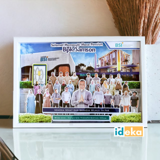 Jual IDEKA || Bingkai Frame 3D POP UP Frame Scrapbook ukuran 30x40 cm ...