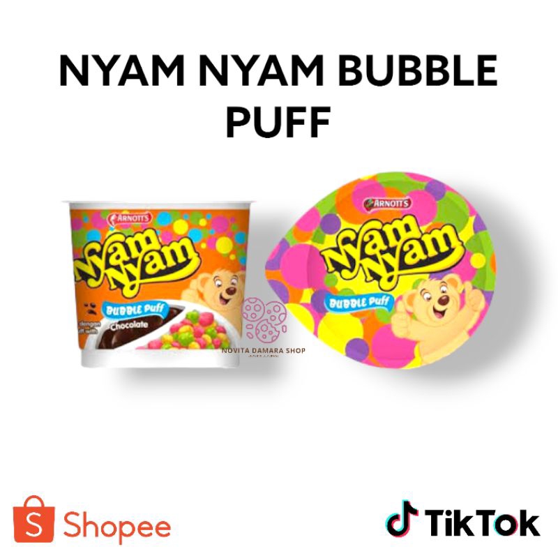 Jual NYAM NYAM BUBBLE PUFF ISI 2PCS | Shopee Indonesia