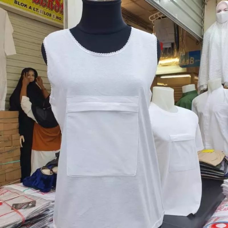 Jual SINGLET CEWEK HAJI DAN UMRAH/KAOS DALAMAN SAKU HAJI DAN UMRAH ...