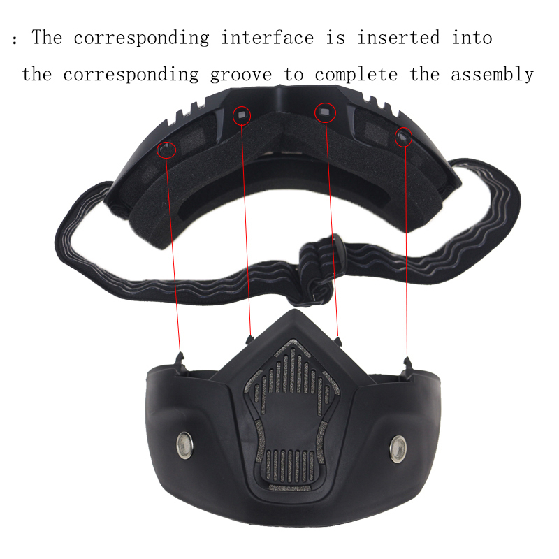 Jual Kacamata Goggles Mask Motor Retro Windproof / Kacamata Motor Cross ...