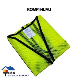 Jual ROMPI JARING / SAFETY VEST SCOTH / ROMPI PROYEK - HIJAU EAK ...