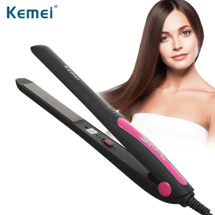 Catokan Kemei KM-328 Curly Straight Lurus Keriting Alat Catok Rambut | AutoStock