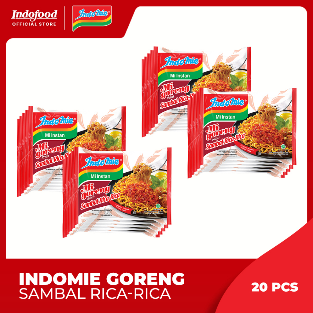 Jual 20 PCS - Indomie Goreng Sambal Rica Rica 85 Gr | Shopee Indonesia