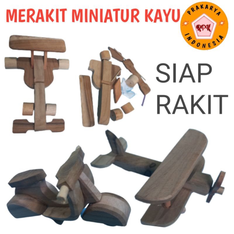 Jual Bahan miniatur kayu transportasi siap rakit diy | Shopee Indonesia