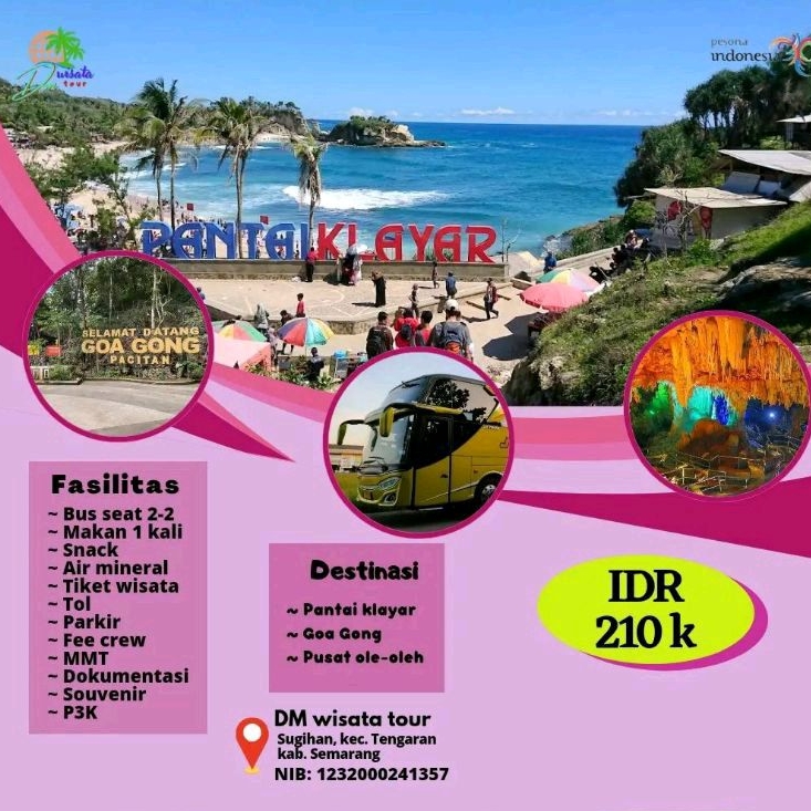 Jual Paket wisata Pacitan(48-50 seat) | Shopee Indonesia