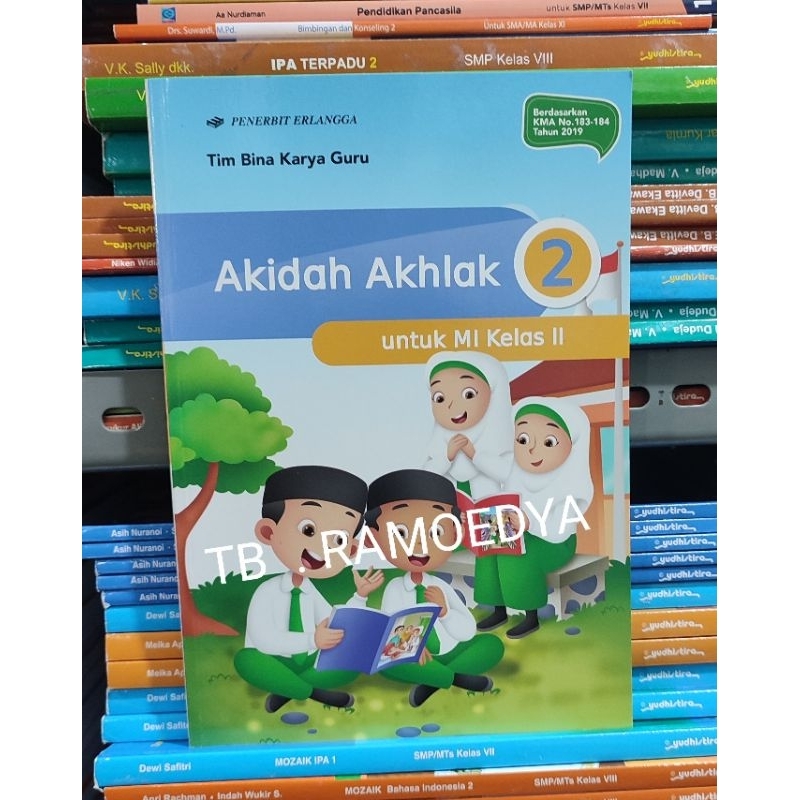 Jual Buku Akidah Akhlak MI kelas II Penilaian Erlangga | Shopee Indonesia