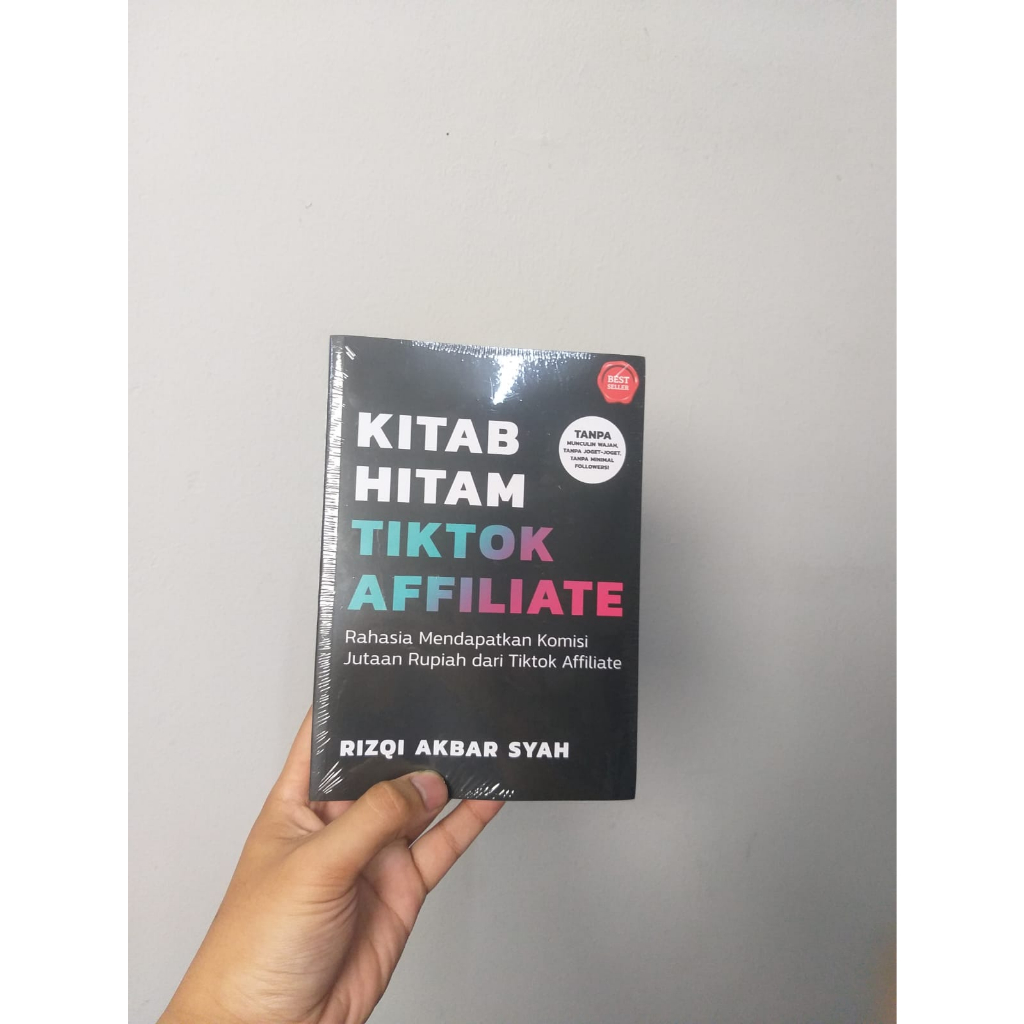 Jual Kitab Hitam Tiktok Affiliate Rizqi Akbar Syah Shopee Indonesia