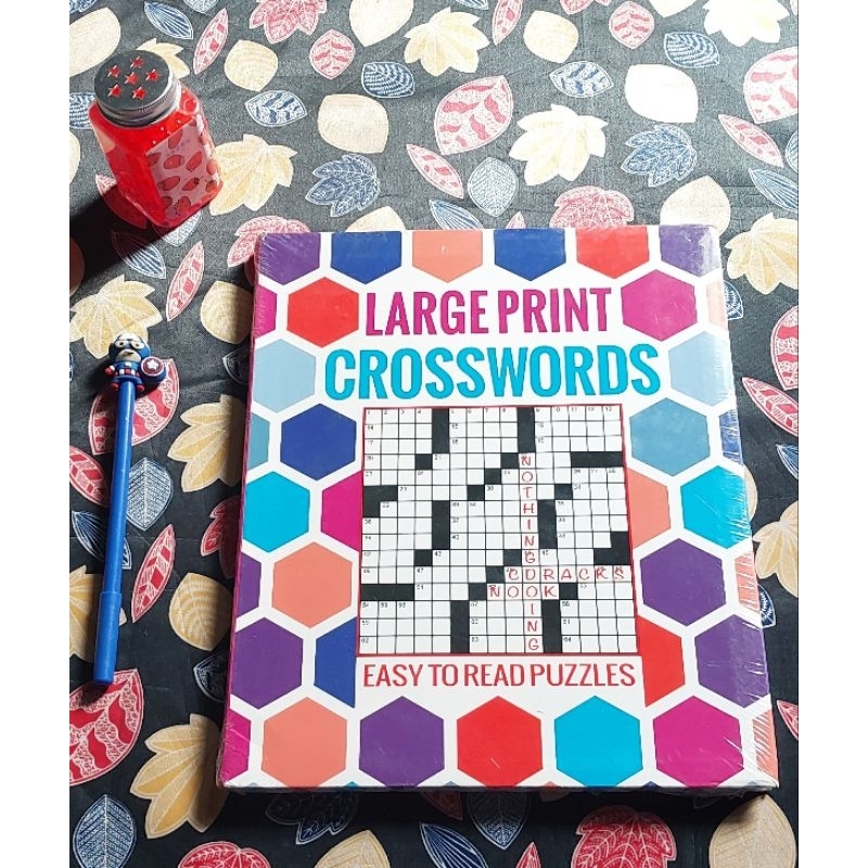 Jual Large Print Crosswords - Easy To Read Puzzles (PB) | Shopee Indonesia