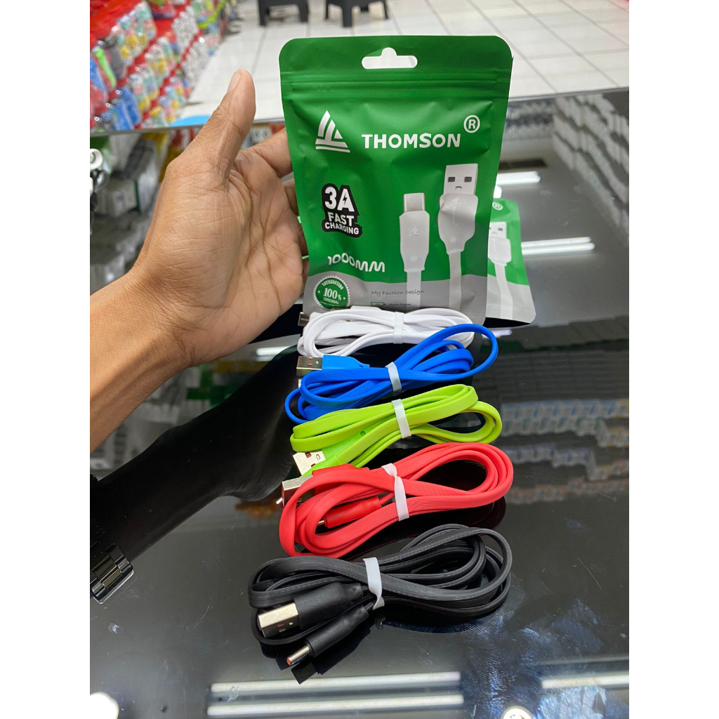 Jual Kabel Data Thomson Pack Plastik Usb Micro Dan Type C | Shopee ...