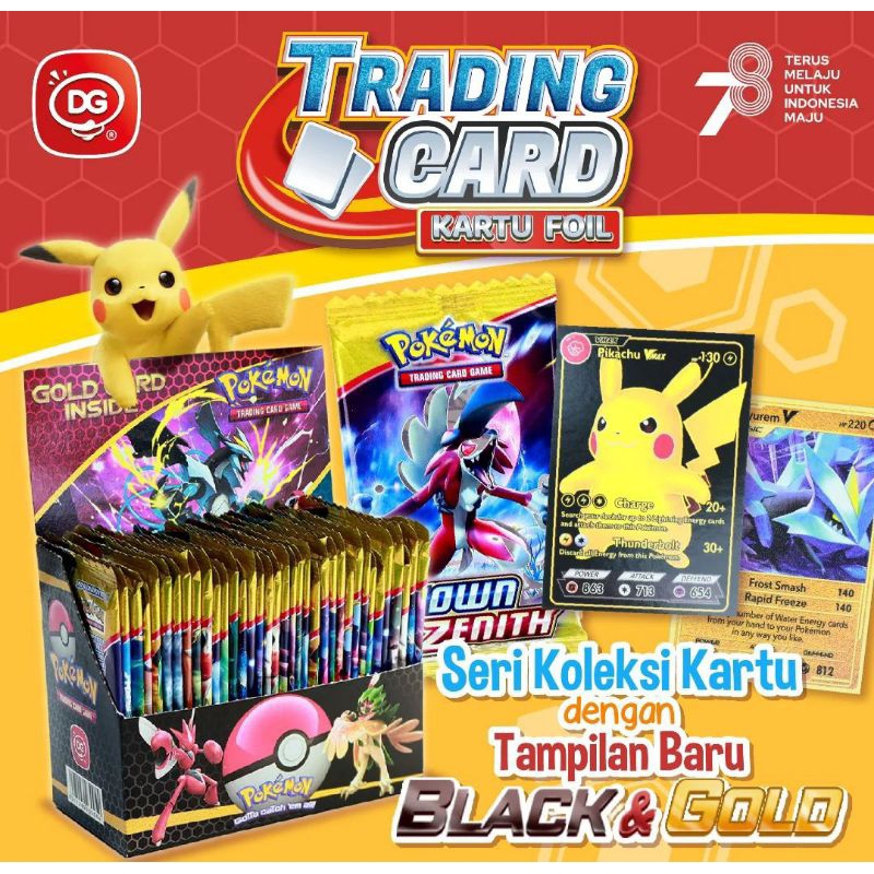 Jual KARTU POKEMON / TRADING CARD GAME POKEMON / POKEMON CARD BLACK ...