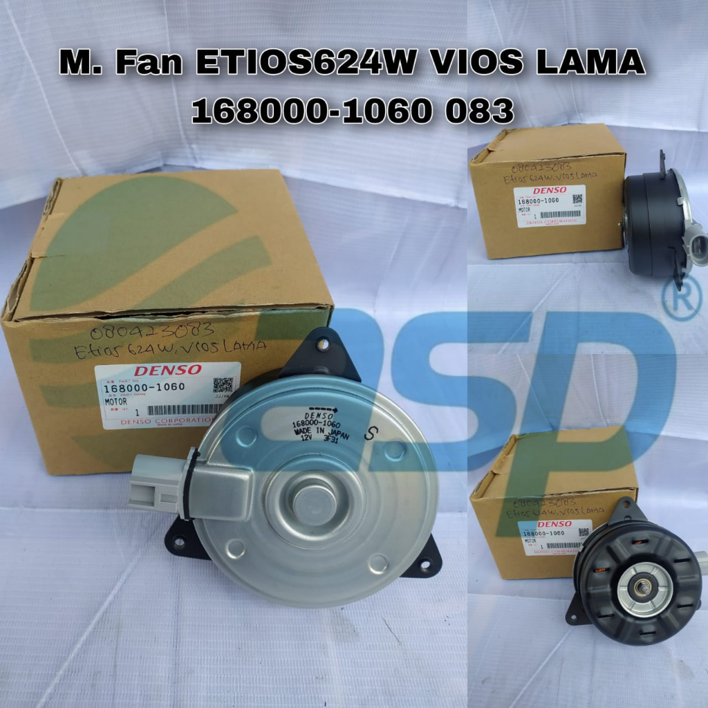 Jual Motor Fan / Motor Extra Fan Radiator Merk DENSO Vios Old / Etios