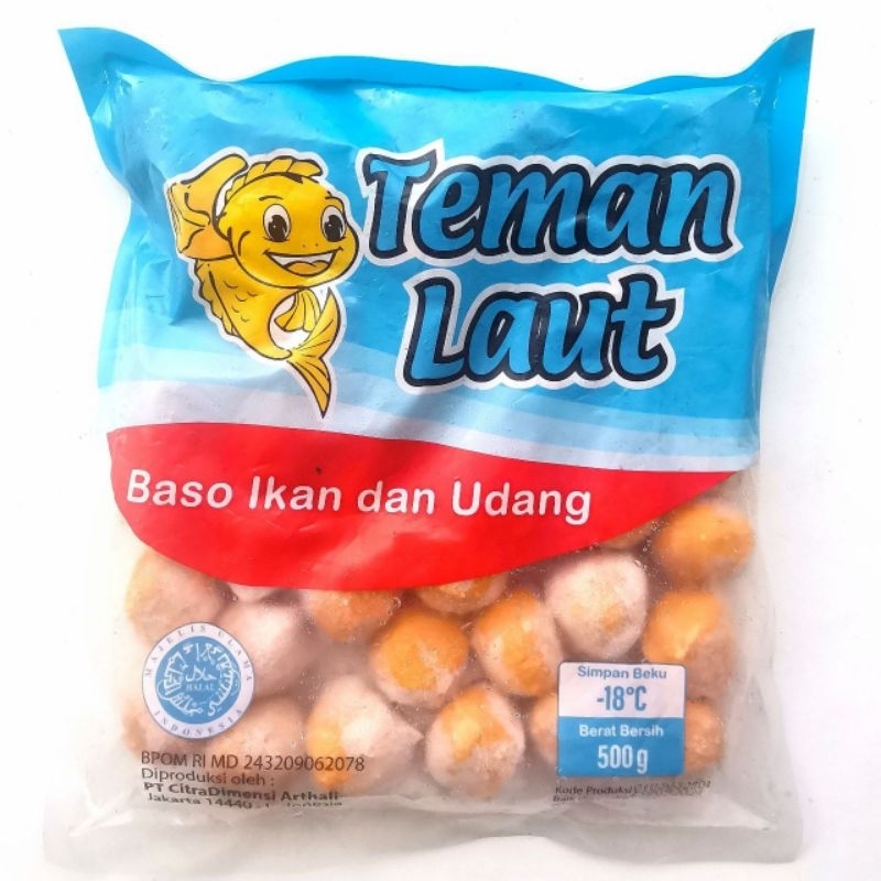 Jual Teman Laut Baso Ikan Dan Udang 500 Gr Shopee Indonesia