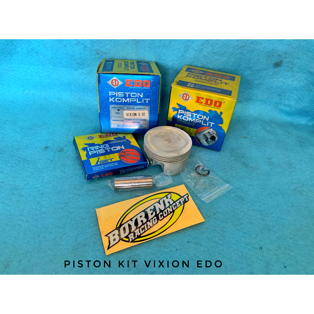Jual PISTON KIT SEHER SEKER VIXION 3C1 OVERSIZE STD 50 100 PIN 14 EDO BOYRENK Shopee Indonesia