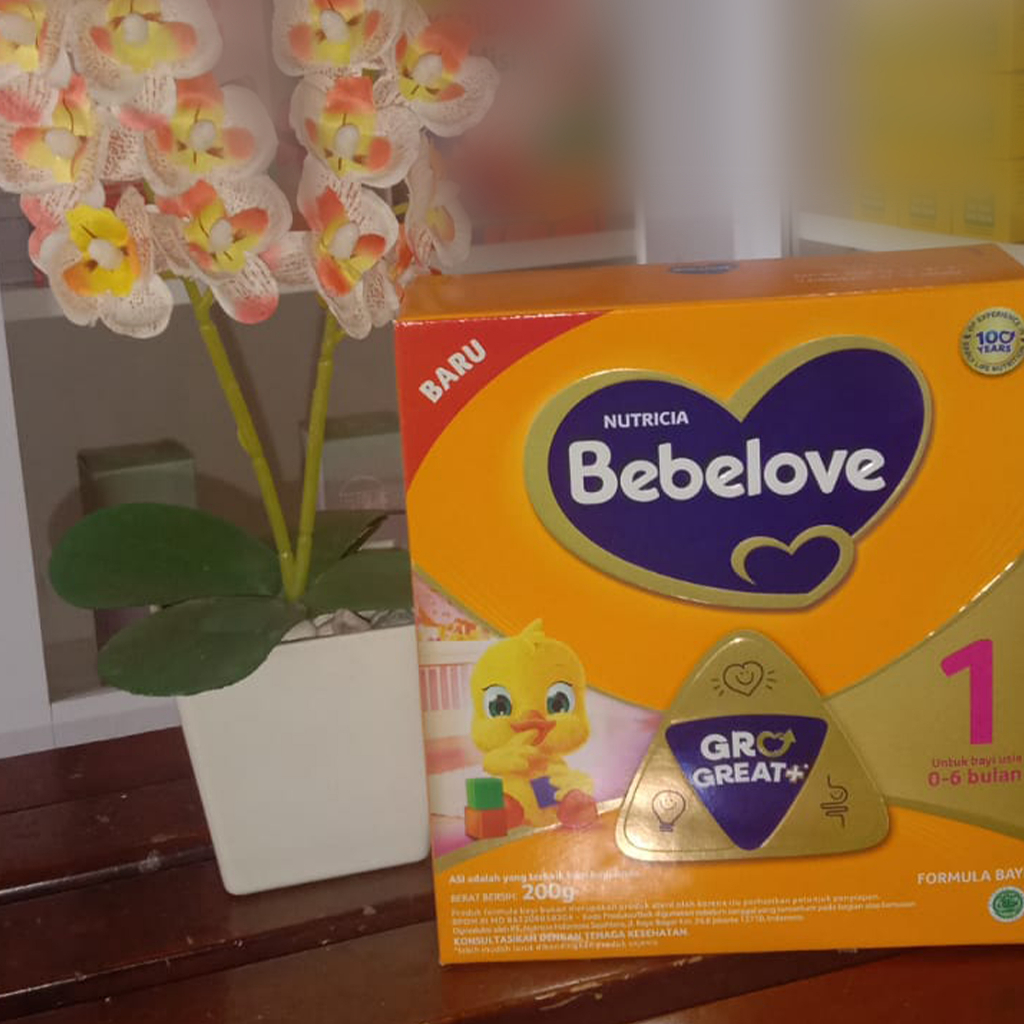 Jual Nutricia Bebelove Gro Great+ 1 - Susu Formula Bayi Bubuk 200g ...