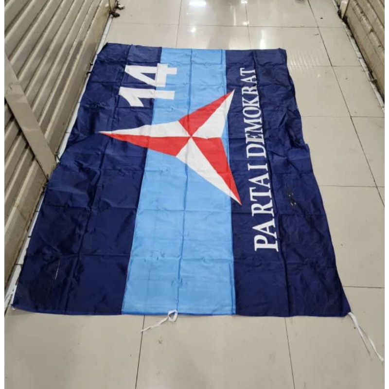 Jual Bendera Partai Demokrat Uk 150x225cm Shopee Indonesia