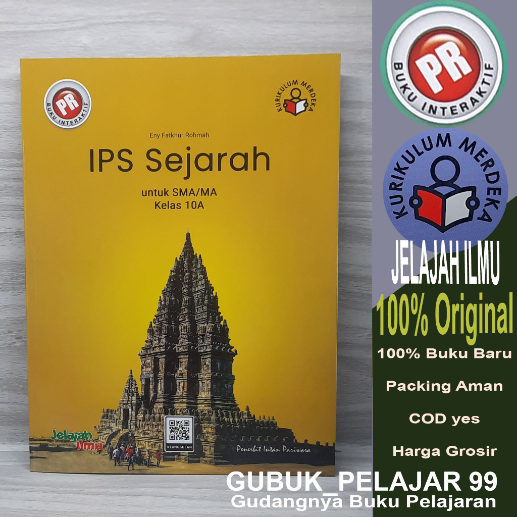 Jual Buku Interaktif PR IPS SEJARAH 10A Kelas 10 Semester 1 SMA/MA ...