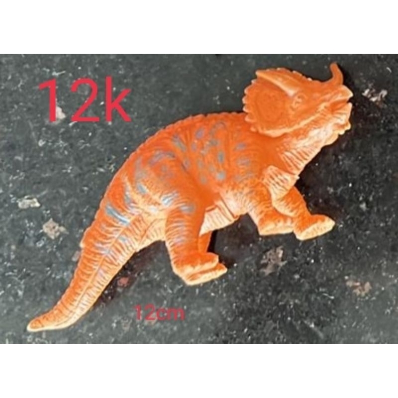 Jual Mainan Anak Action Figure 12cm Dinosaurus Triceratops Super Like ...