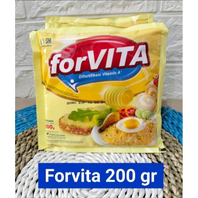 Jual Forvita Margarine Sachet 200g Shopee Indonesia 4290