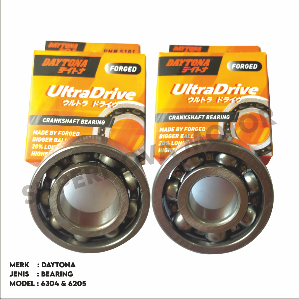 Jual BEARING KRUK AS 6304 / 6205 CRANKSHAFT BEARING HISPEED C3