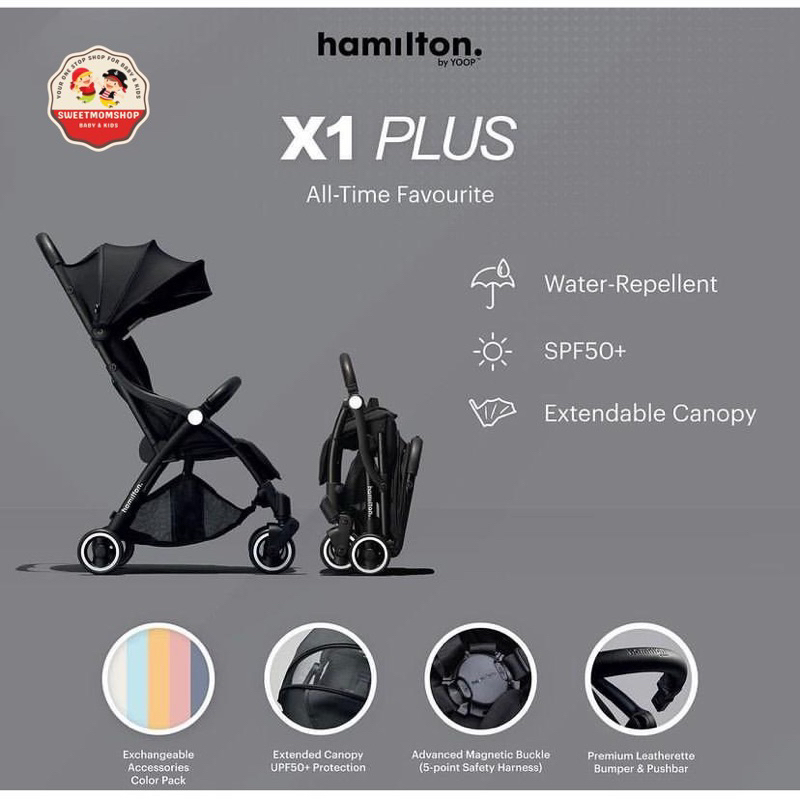 Jual Hamilton X1 plus stroller cabin anak Shopee Indonesia
