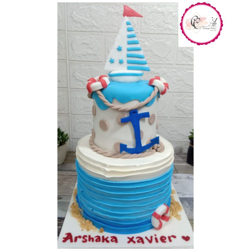 Jual Kue Ulang Tahun Kapal Laut / Ship Cake / Kue Ultah Bajak Laut
