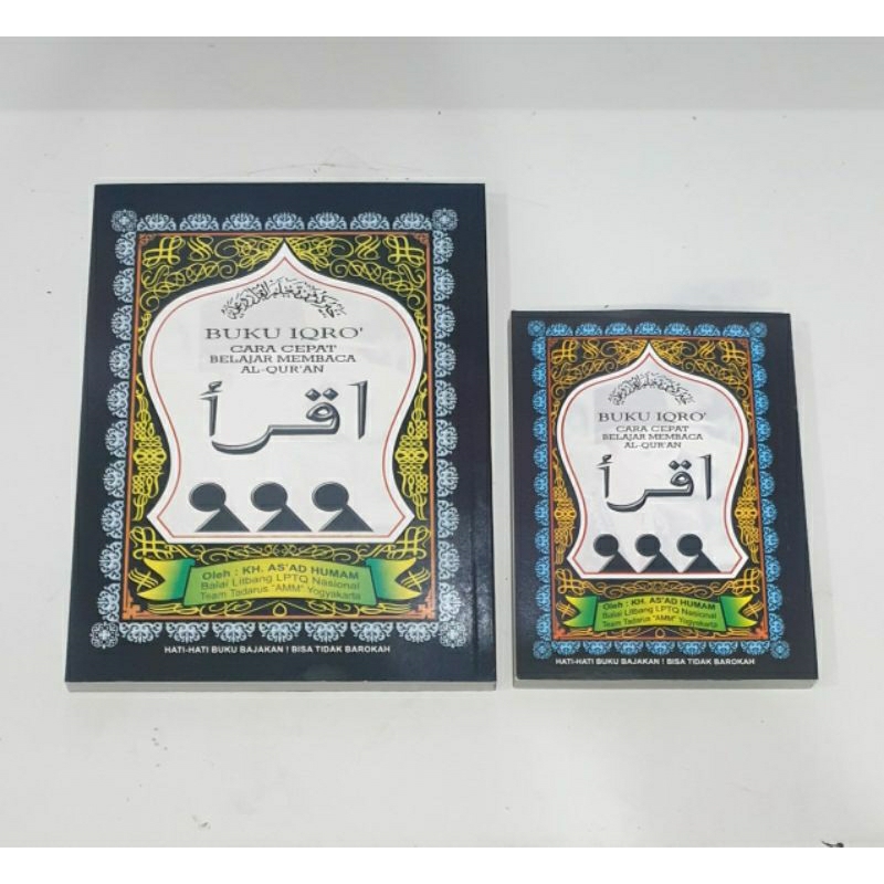 Jual Buku Iqro Besar Jilid 1 Sampai 6 Cara Cepat Belajar Membaca Al Qur An Shopee Indonesia 3906