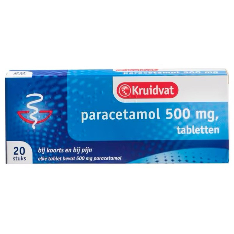Jual Paracetamol Kruidvat 500mg 20 pcs Shopee Indonesia