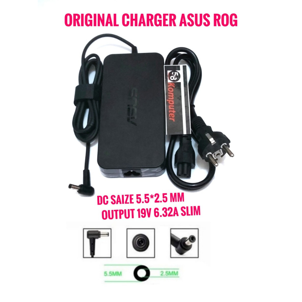 Caricatore 120W Alimentatore Compatibile con Asus FX504 UX510UW N56J N56VM N750 N500 G50 N53S N55 A15-120P1A PA-1121-28 ADP-120RH B, ROG GL502V GL752 VivoBook Pro 15 N580V N580G M580V Caricabatterie