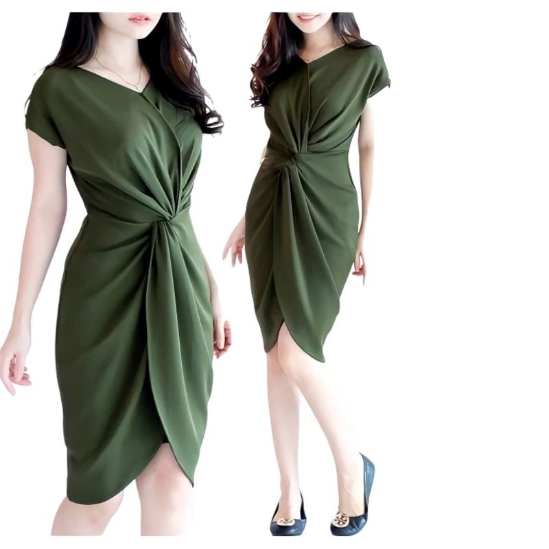 Jual Dress Kondangan Korean style Baju Wanita Korea kekinian Dres Mini Sexy Shopee Indonesia