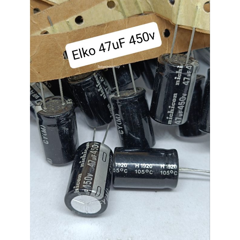 10PCS 450V47UF 16 * 25mm 47UF 450V 16x25mm Condensatore Elettrolitico In Alluminio DIP - Foto 2