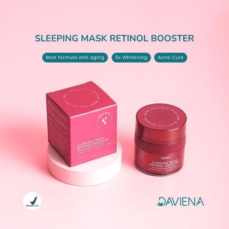Jual RETINOL DAVIENASLEEPING MASK RETINOL BOOSTER DAVIENA SKINCARE