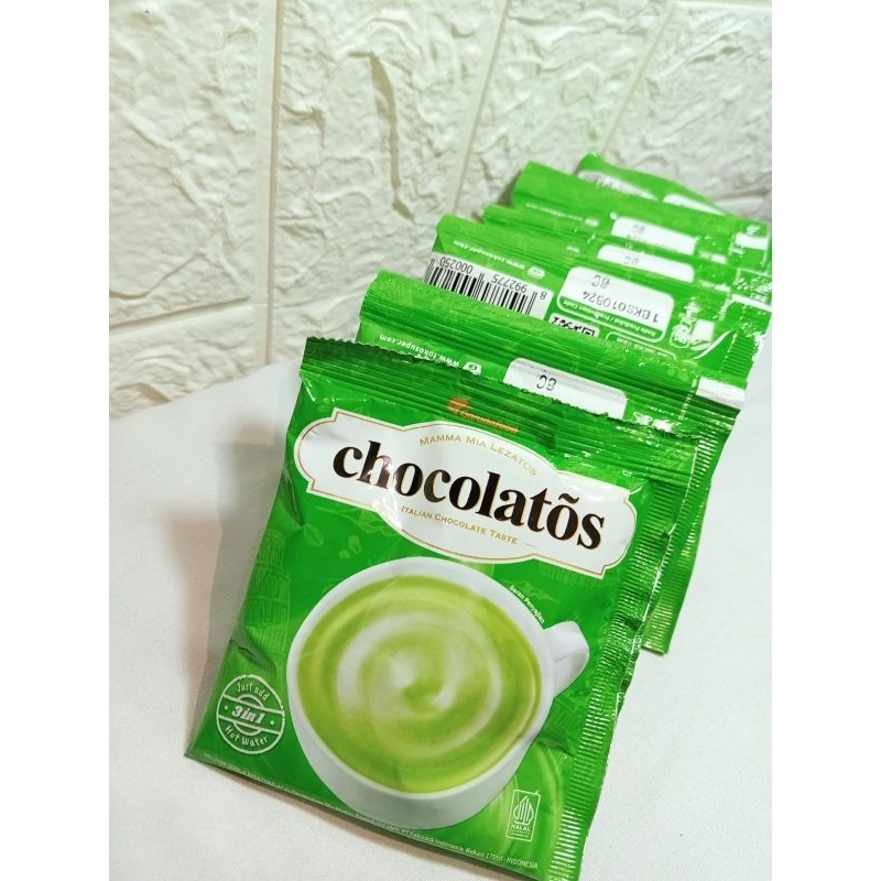 Jual Chocolatos Matcha drink Renceng (10 Sachet) | Shopee Indonesia