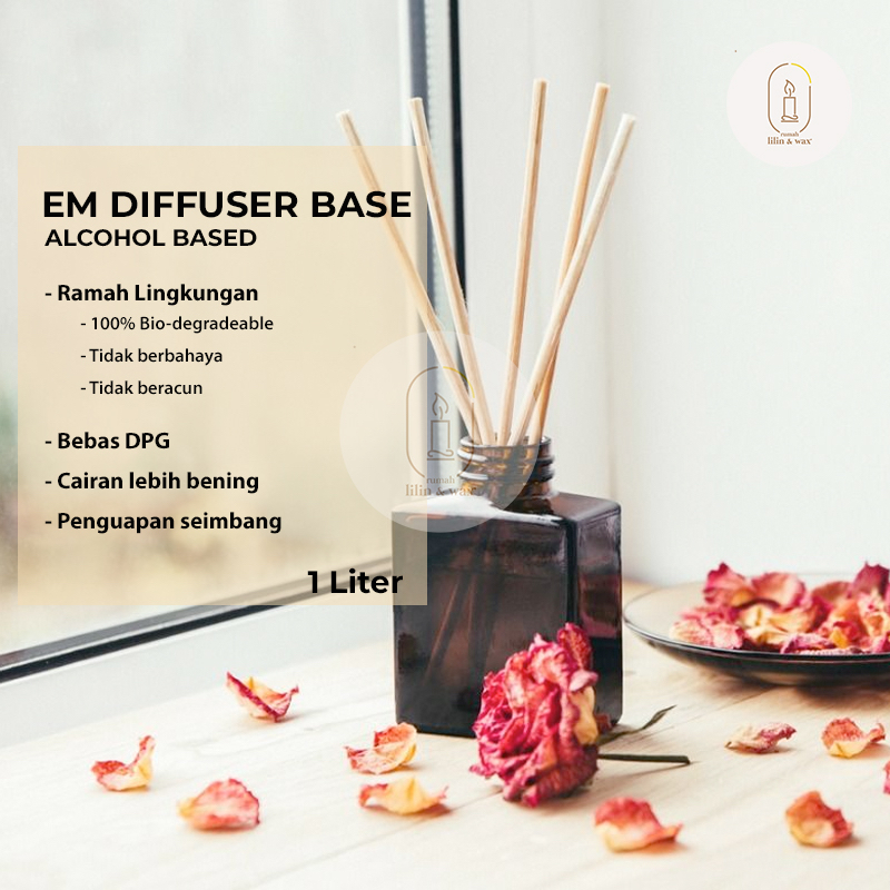 Jual 1L Bahan Dasar Reed Diffuser Alkohol - Reed Diffuser Base Alcohol ...