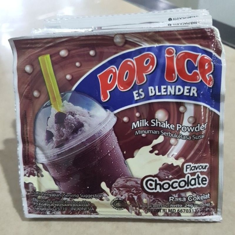 Jual Pop Ice Chocolate Coklat 1renceng 10pcs Shopee Indonesia