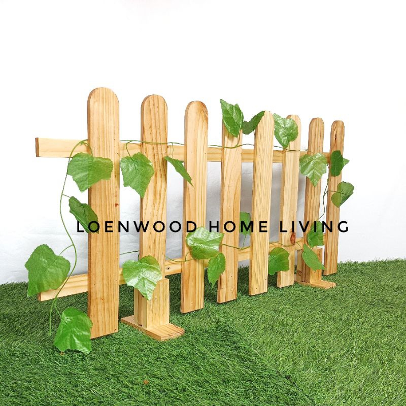 Jual Pagar Kayu Jati 75x100cm Full Vernis Pagar Decorasi Taman Pagar
