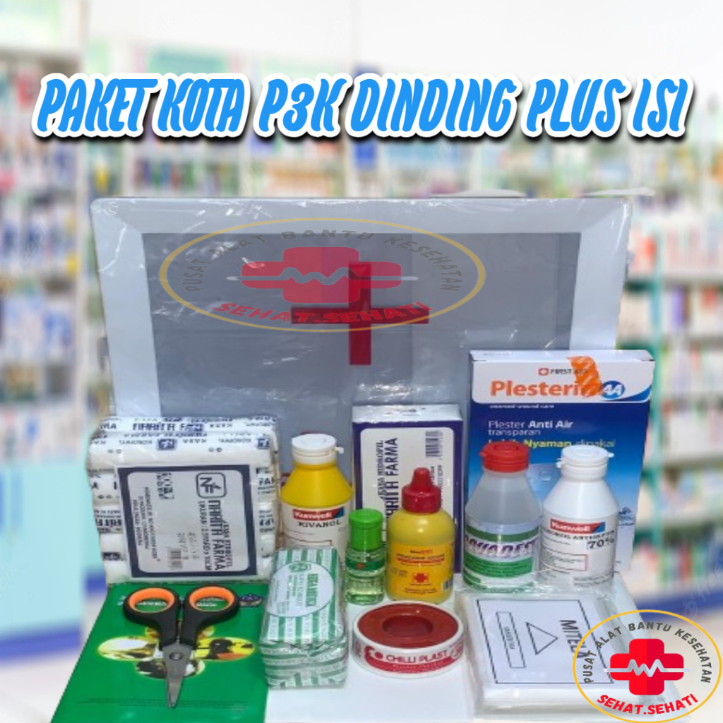 Jual Paket P3K Dinding Plus Isi Lengkap / Isi Ekonomis | Shopee Indonesia