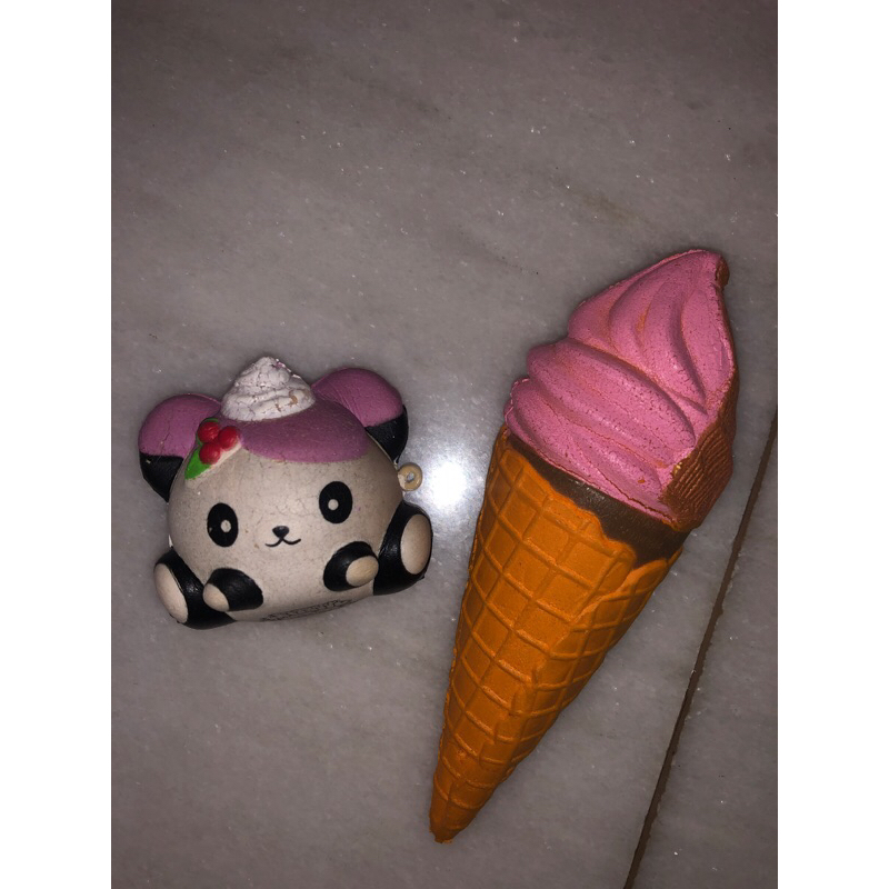 Jual Smooshy Mushy panda & ice cream (super slowrising) | Shopee Indonesia