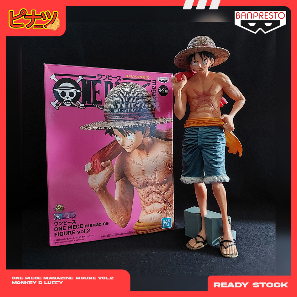 ONE PIECE MAGAZINE Figure Vol.2 Monkey D. Luffy / Banpresto /new EUR 23