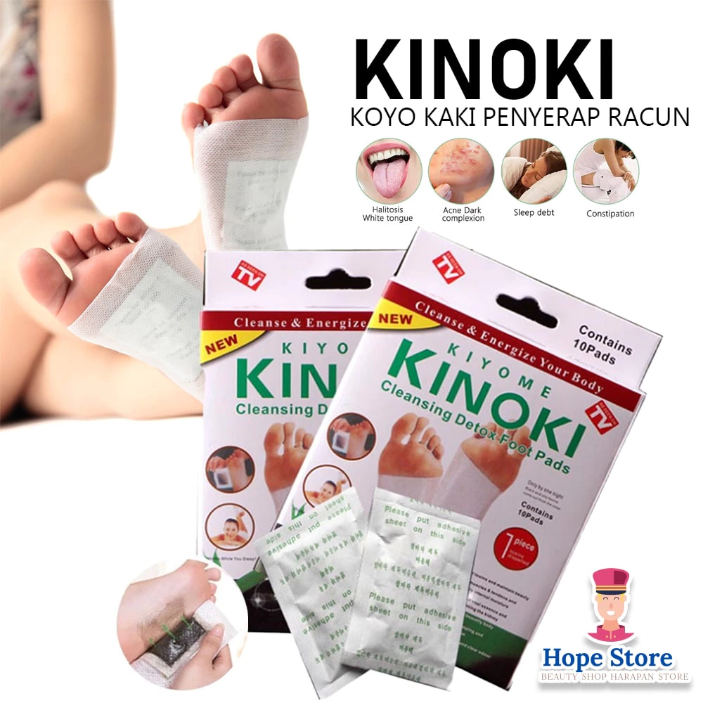 Koyo Kinoki Herbal Penyerap Racun Pada Tubuh Saat Tidur 1BOX ISI 10PCS | AutoStock