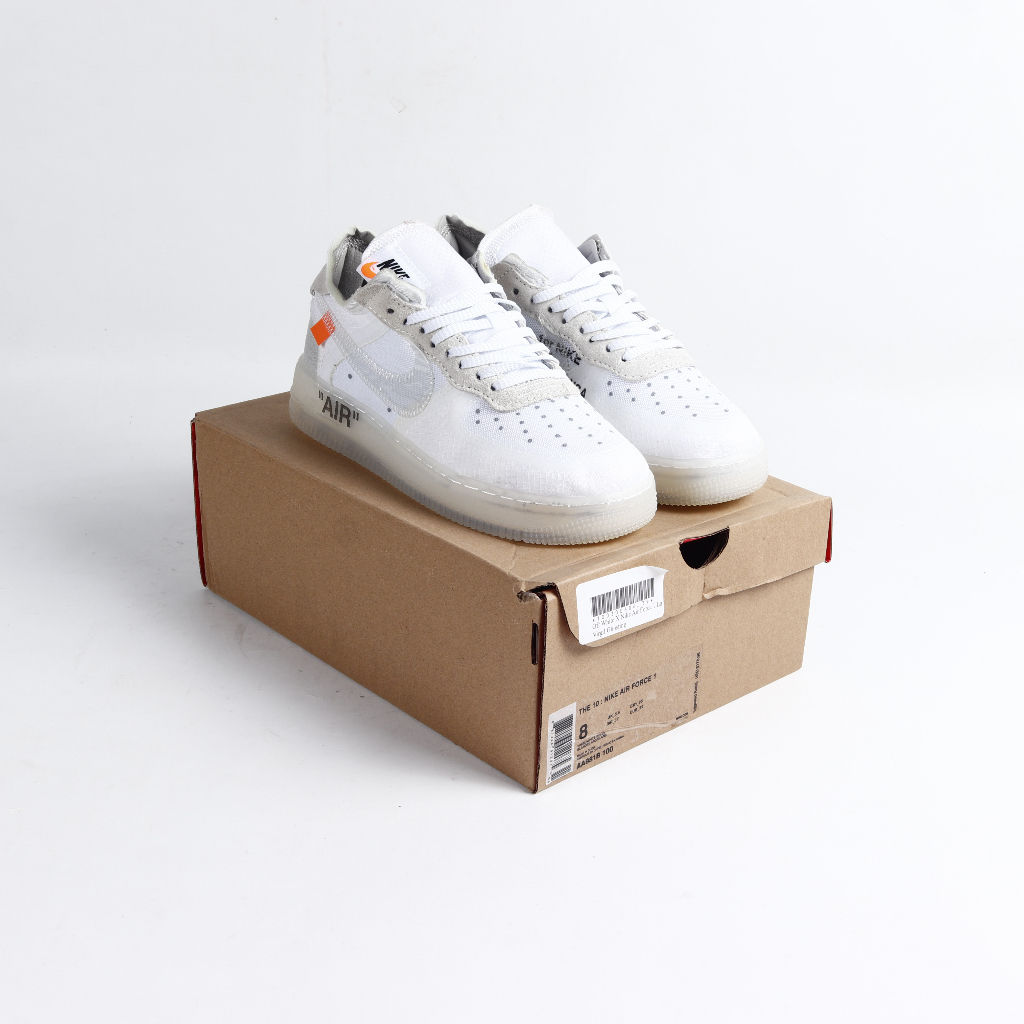 Air force 1 low x off white on sale ghosting